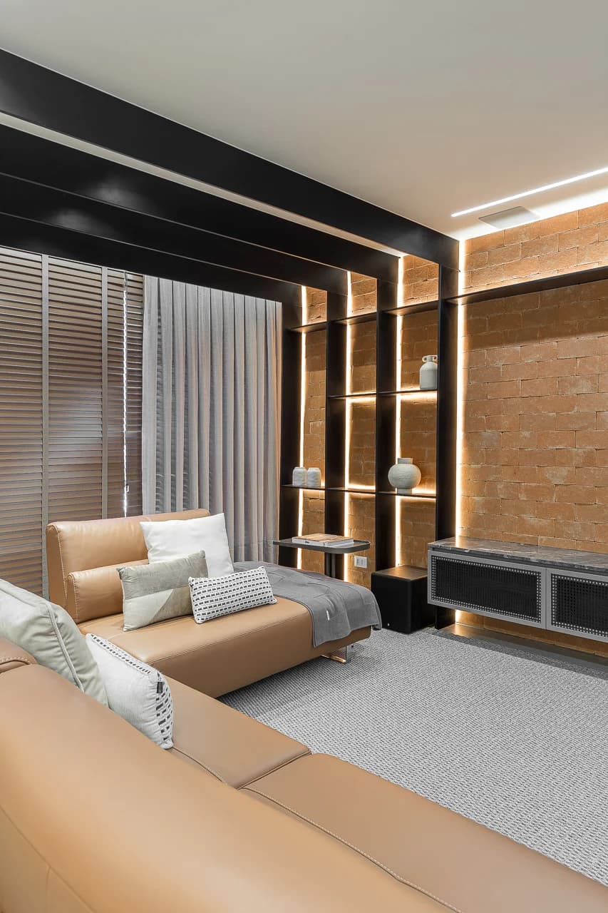 Apartamento AR — projeto residencial com pedras naturais, imagem 8 de 57