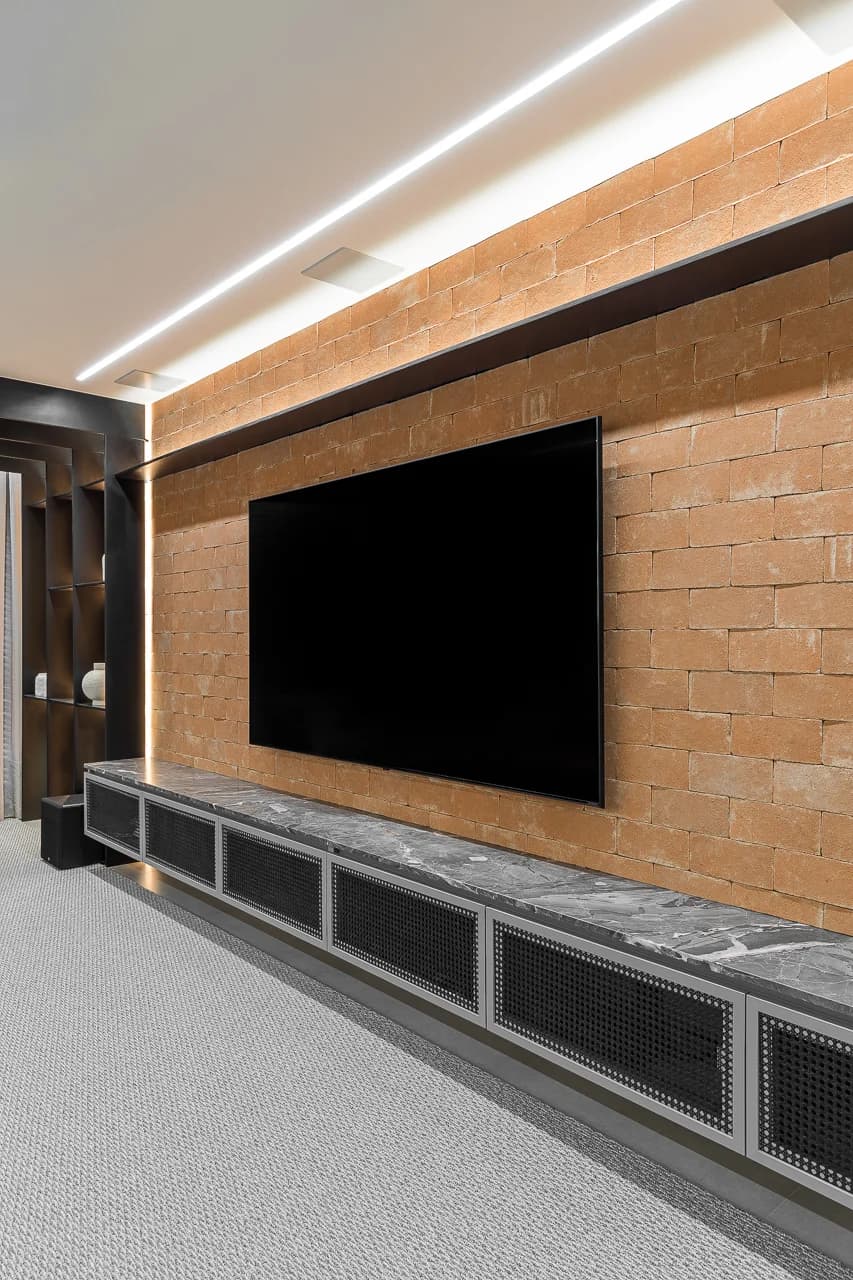 Apartamento AR — projeto residencial com pedras naturais, imagem 9 de 57