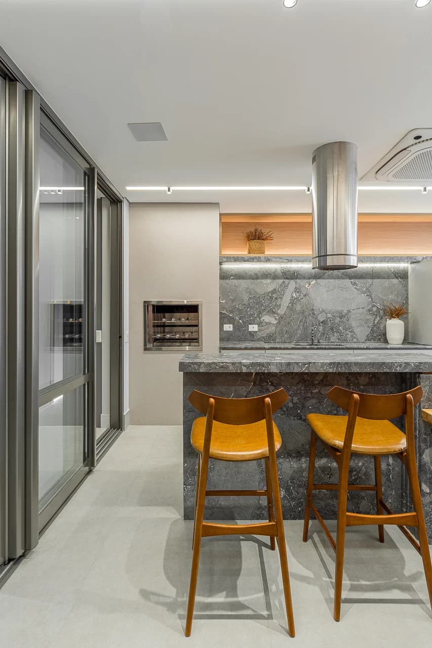 Apartamento AR — projeto residencial com pedras naturais, imagem 15 de 57