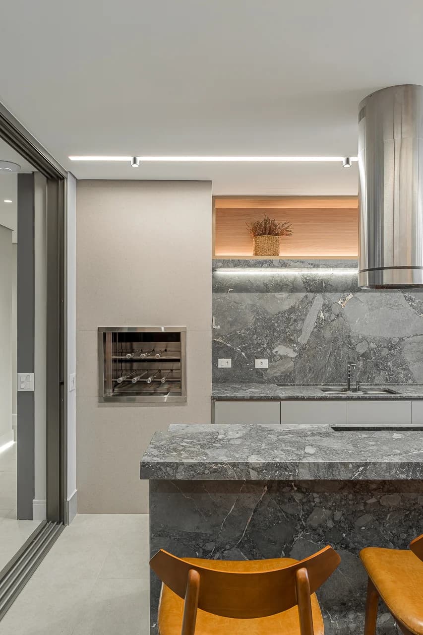 Apartamento AR — projeto residencial com pedras naturais, imagem 24 de 57