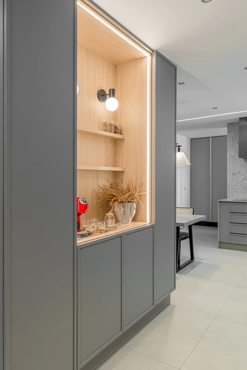 Apartamento AR — projeto residencial com pedras naturais, imagem 29 de 57