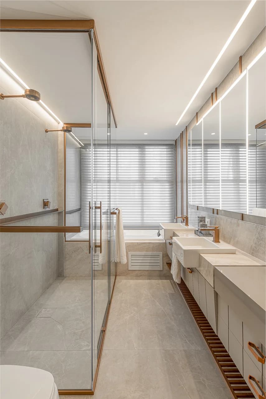 Apartamento AR — projeto residencial com pedras naturais, imagem 46 de 57