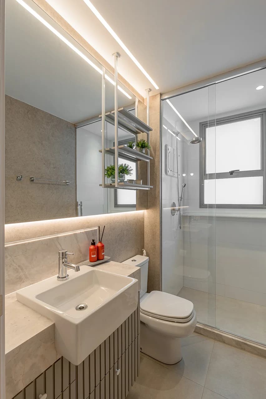 Apartamento AR — projeto residencial com pedras naturais, imagem 48 de 57