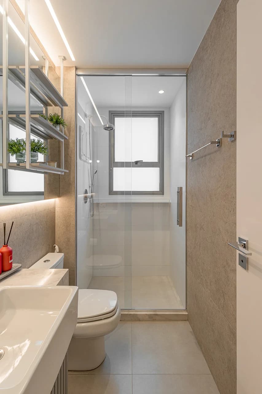 Apartamento AR — projeto residencial com pedras naturais, imagem 49 de 57