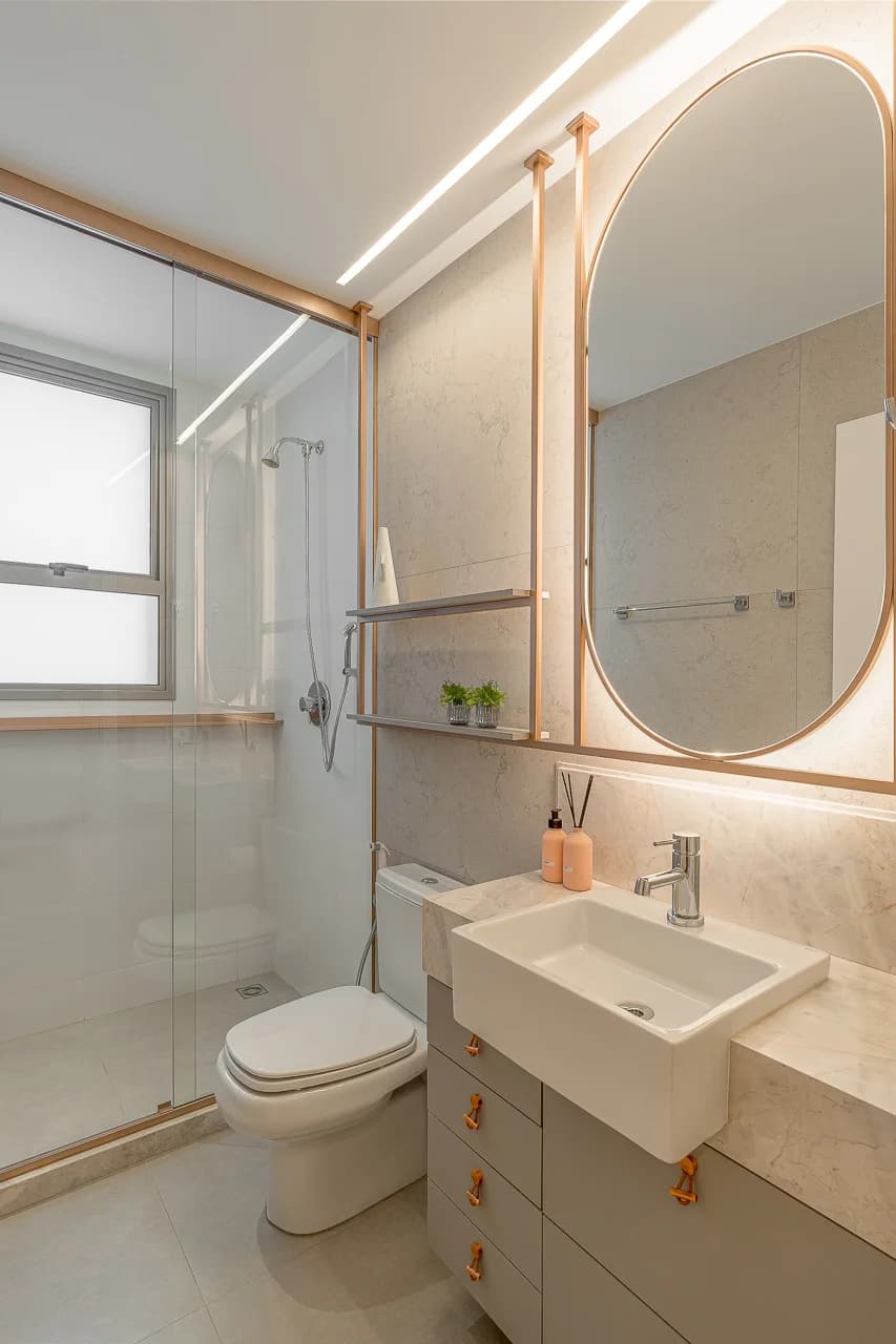 Apartamento AR — projeto residencial com pedras naturais, imagem 55 de 57