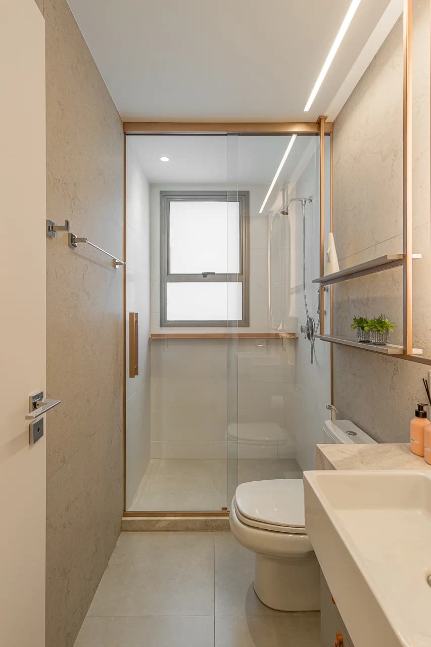 Apartamento AR — projeto residencial com pedras naturais, imagem 56 de 57