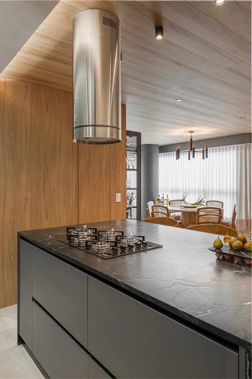 Apartamento RB — interior com Nero Michelangelo e Cristal de Quartzo, imagem 28 de 34