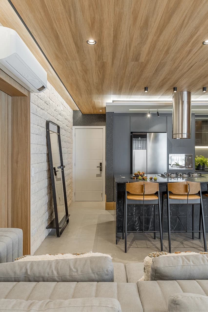 Apartamento RB — interior com Nero Michelangelo e Cristal de Quartzo, imagem 31 de 34