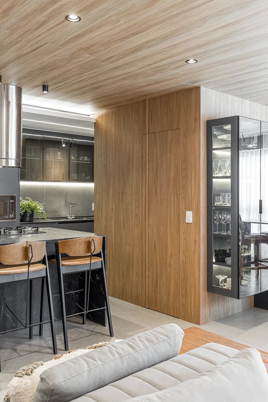 Apartamento RB — interior com Nero Michelangelo e Cristal de Quartzo, imagem 32 de 34