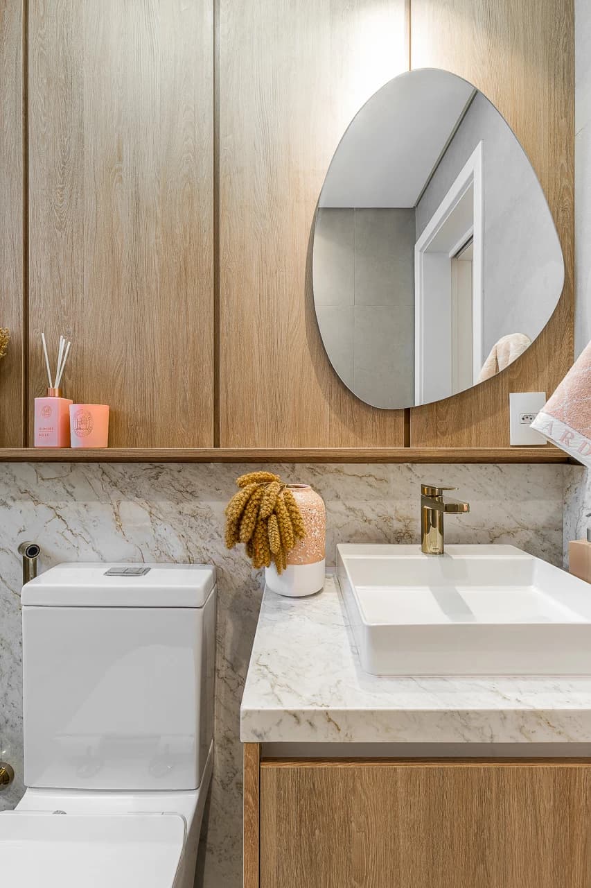 Apartamento RB — interior com Nero Michelangelo e Cristal de Quartzo, imagem 9 de 34