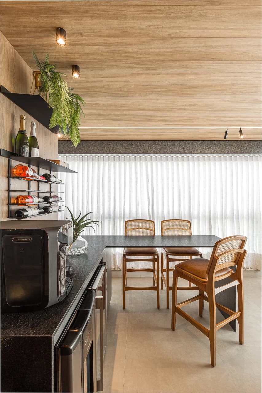 Apartamento RB — interior com Nero Michelangelo e Cristal de Quartzo, imagem 13 de 34