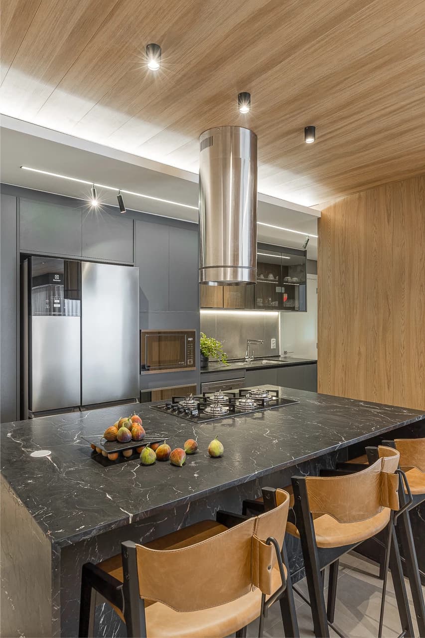 Apartamento RB — interior com Nero Michelangelo e Cristal de Quartzo, imagem 21 de 34