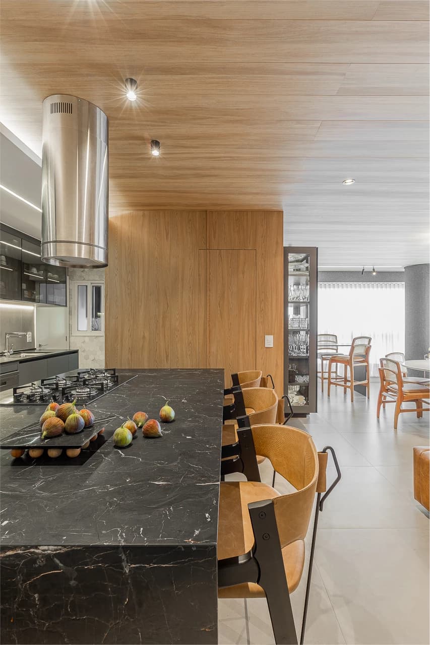 Apartamento RB — interior com Nero Michelangelo e Cristal de Quartzo, imagem 22 de 34