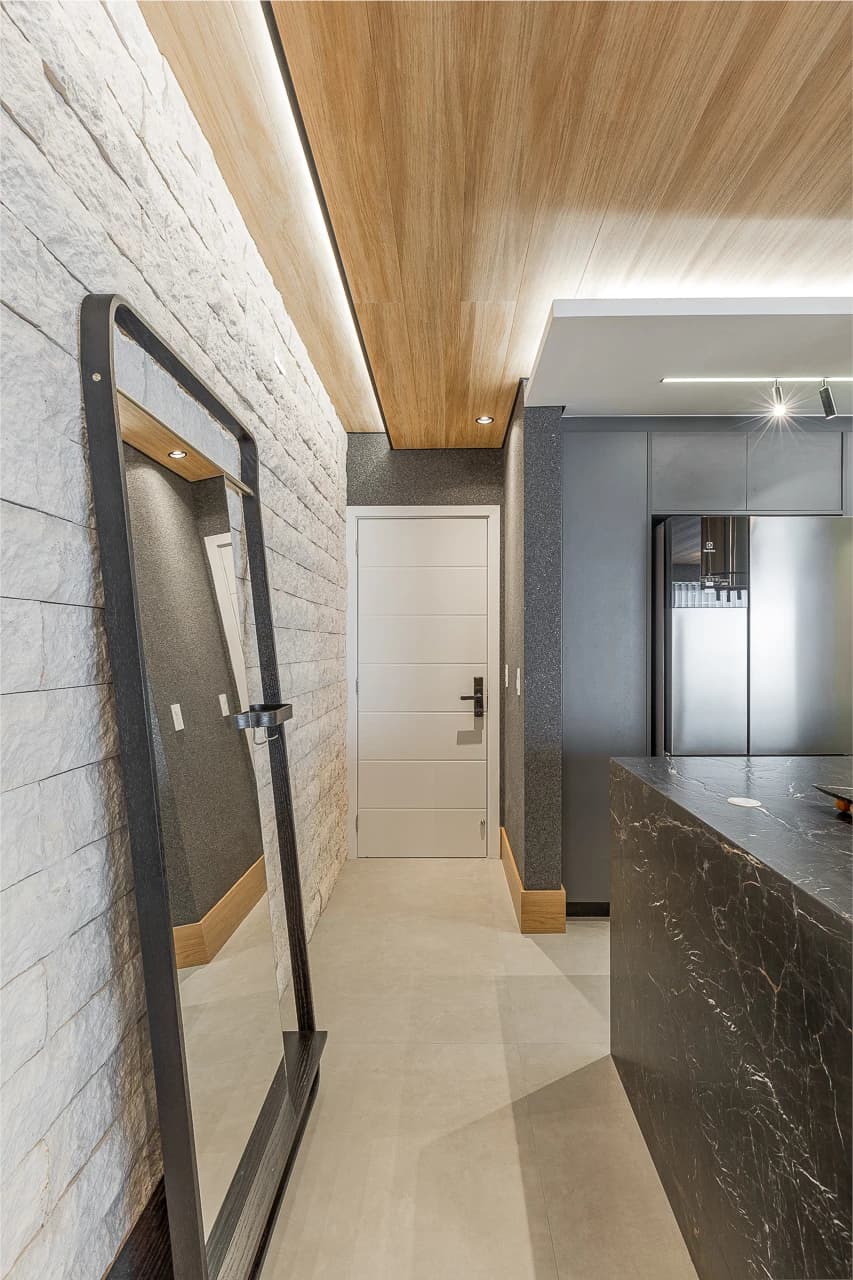 Apartamento RB — interior com Nero Michelangelo e Cristal de Quartzo, imagem 23 de 34